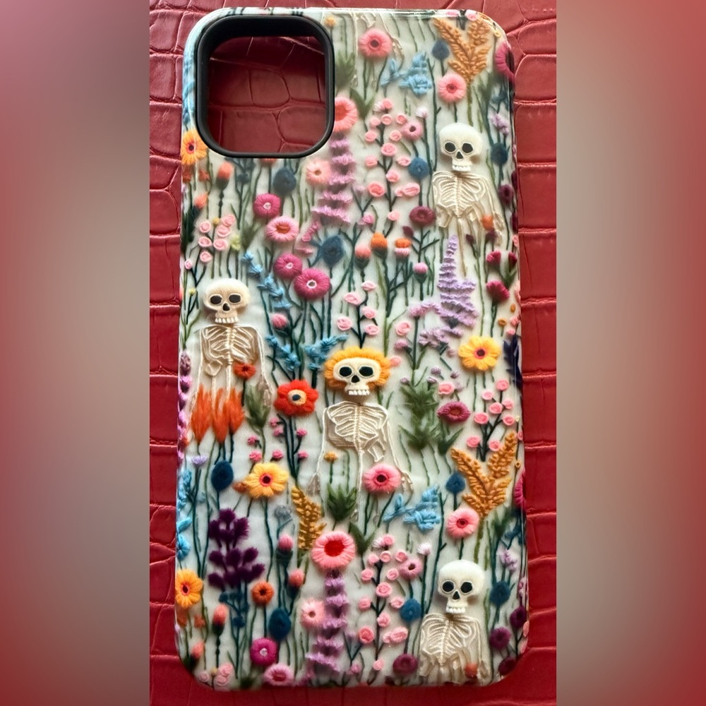 Floral Skeleton iPhone 11 Pro Max Case